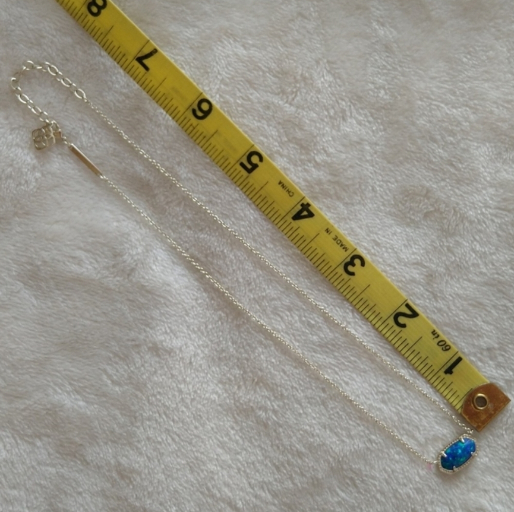 Kendra Scott Elisa Royal Blue or Green Kyocera Opal Gold Plated or Silver - Picture 11 of 16